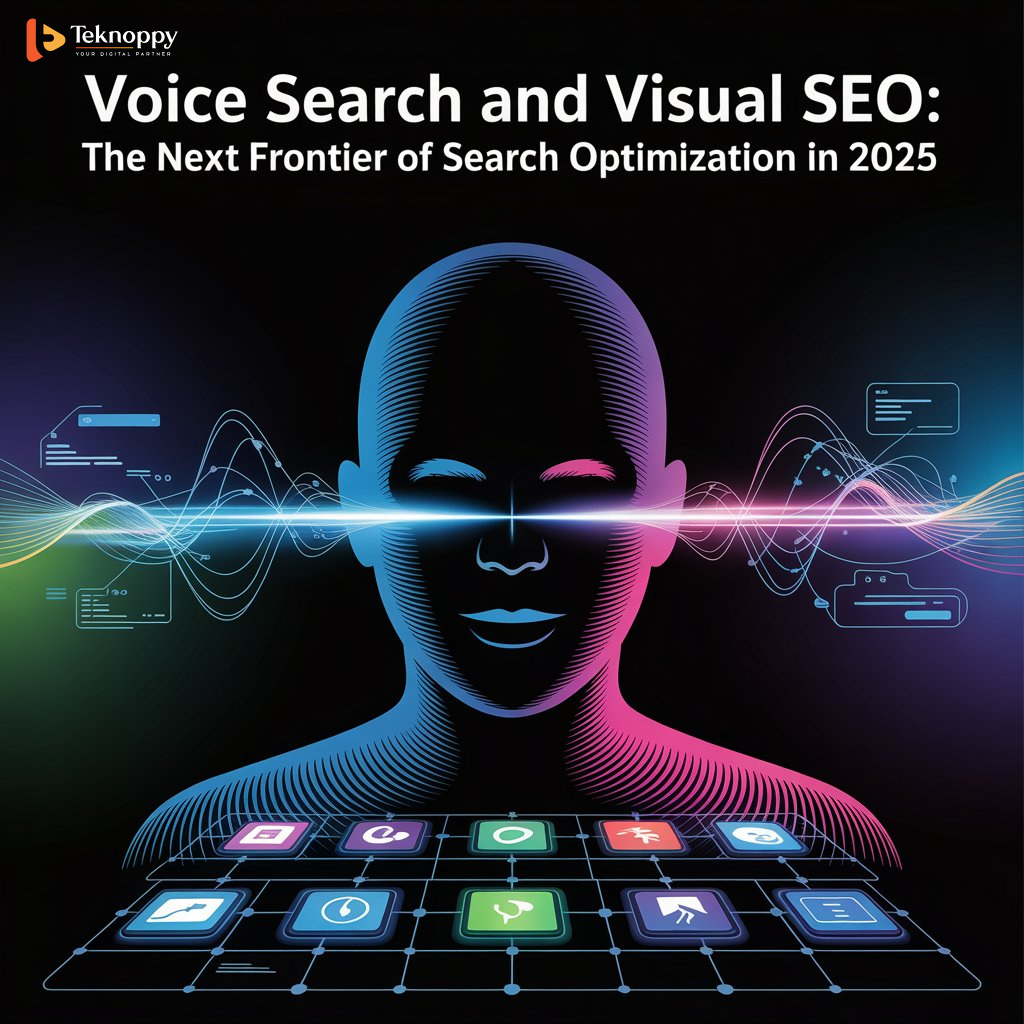 Voice search visual SEO 2025 optimization strategies infographic
