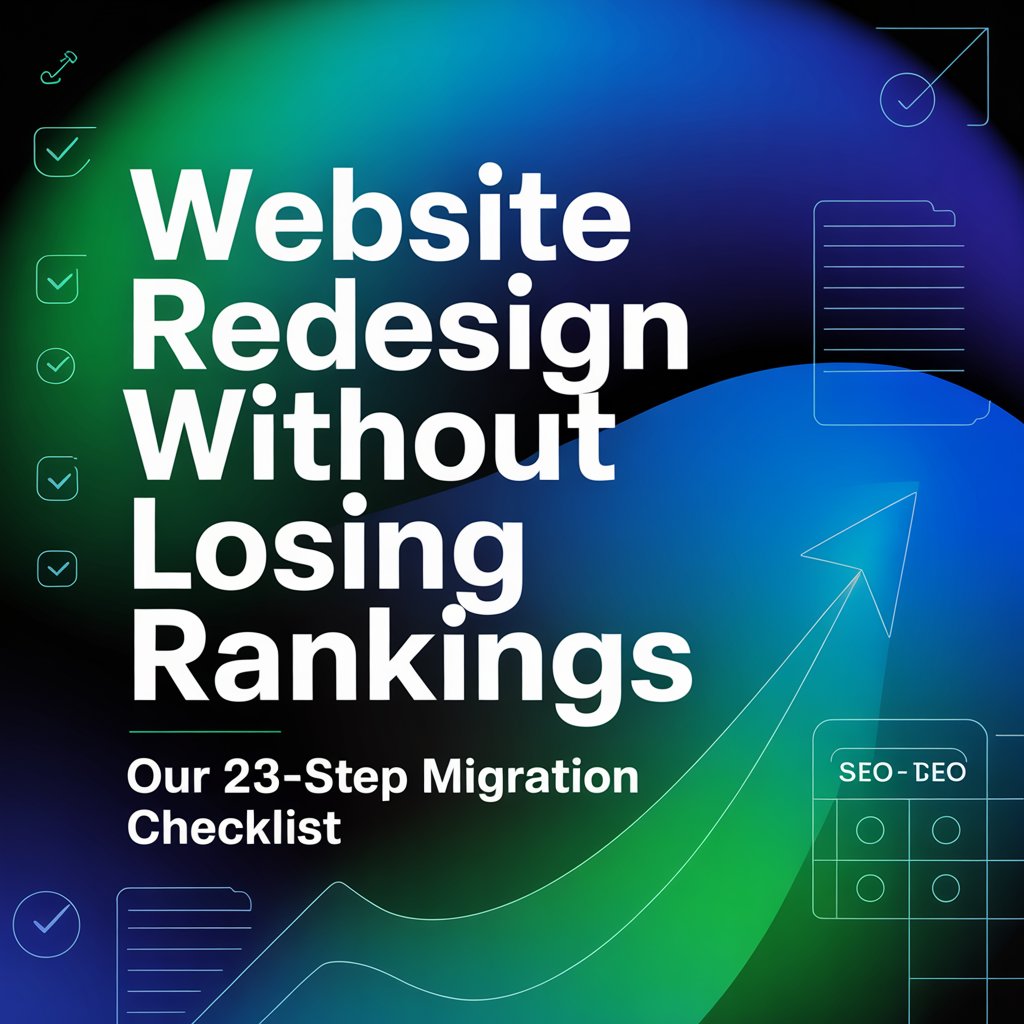 Website Redesign SEO Checklist – simple and short guide