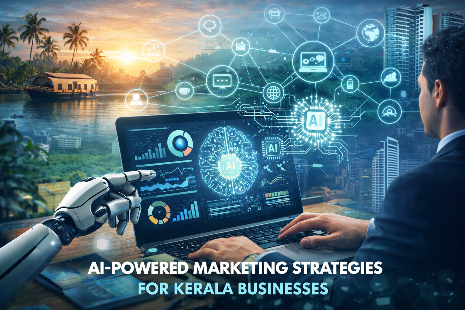 AI-Powered Marketing Strategies for Kerala businesses targeting domestic and international tourists using digital tools