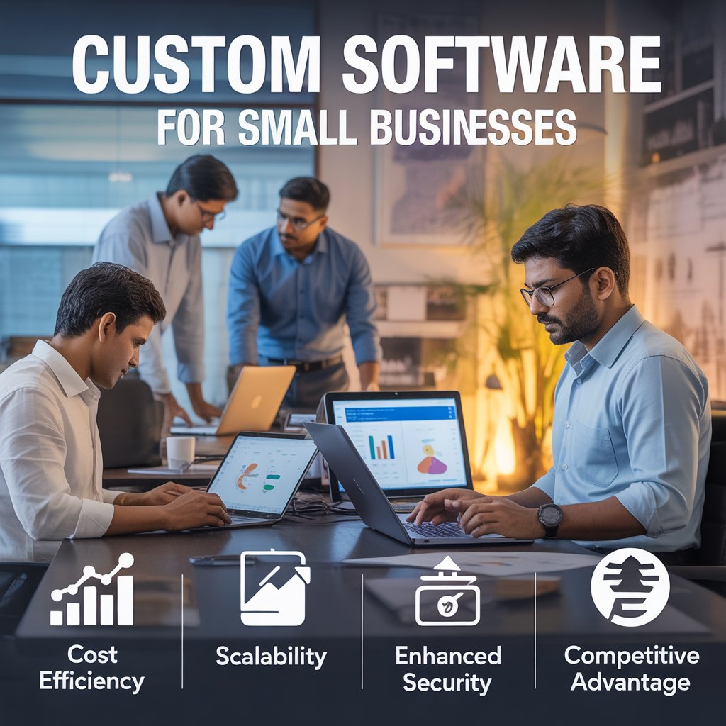 custom software solutions helping small businesses in India improve efficiency and growth