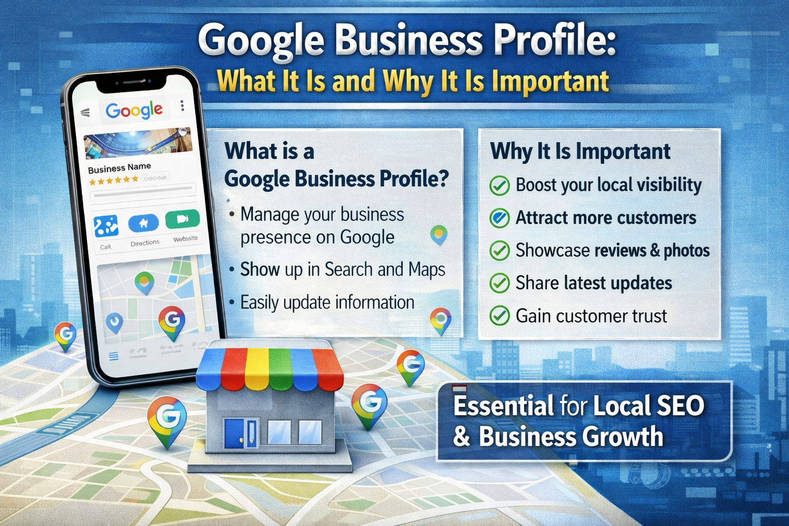 Google Business Profile what it is and why it is important for local SEO and business growth