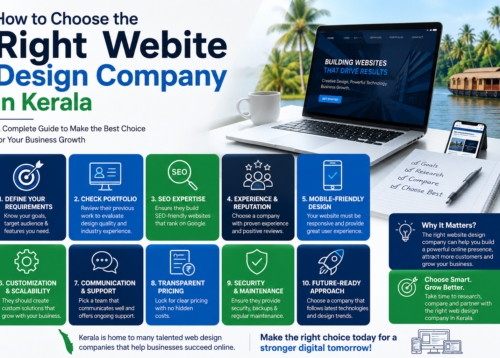 How to Choose the Right Website Design Company in Kerala for professional website development and business growth