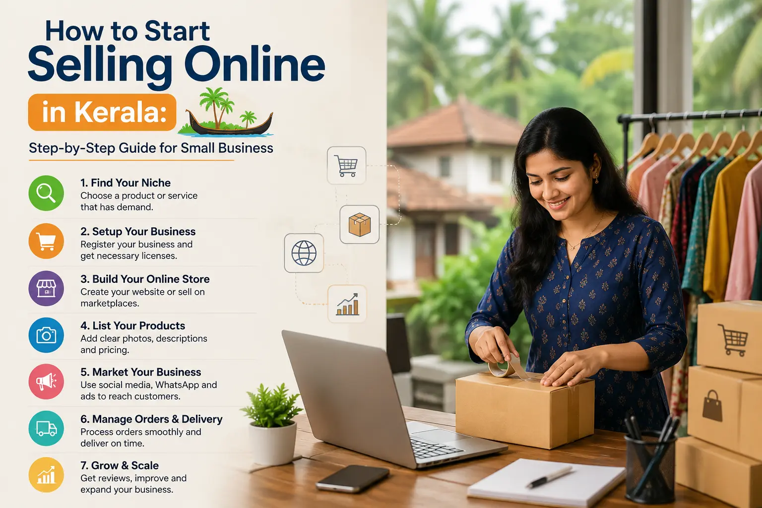 How to Start Selling Online in Kerala