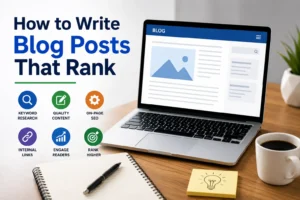 How to Write Blog Posts That Rank
